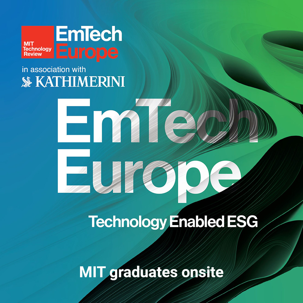 Get your tickets for EmTech Europe 2024